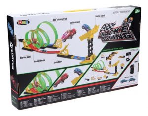 Pista De Autos 360º + Auto Niños Juguetes 25 Piezas